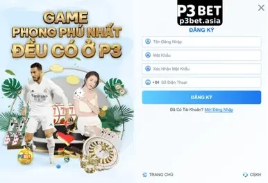 Đăng Ký Ngay Tại P3BET Vietnam